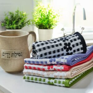 מגבות מטבח | דגם משובץ