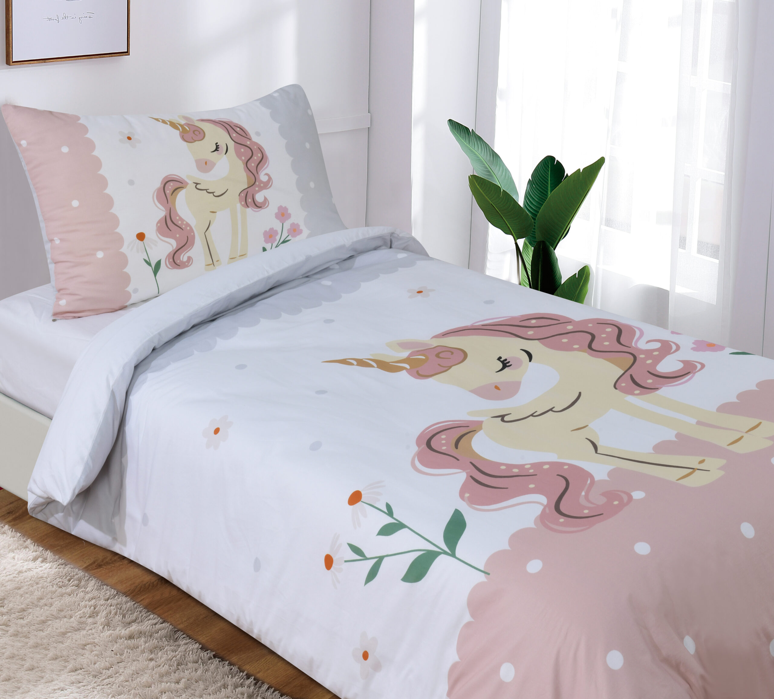 סט חד קרן 100% כותנה