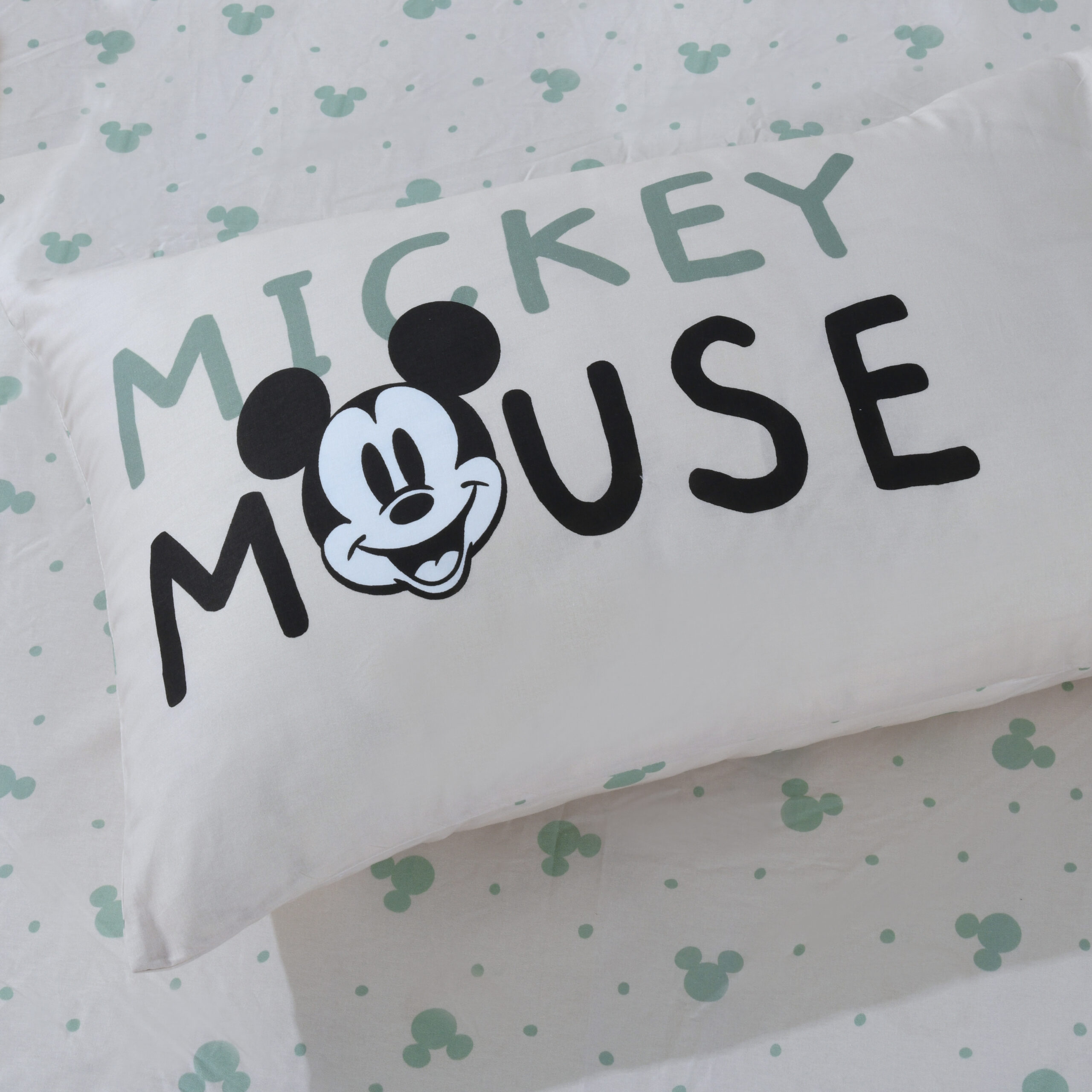 סט מיקי ירוק 100% כותנה – תמונה 2