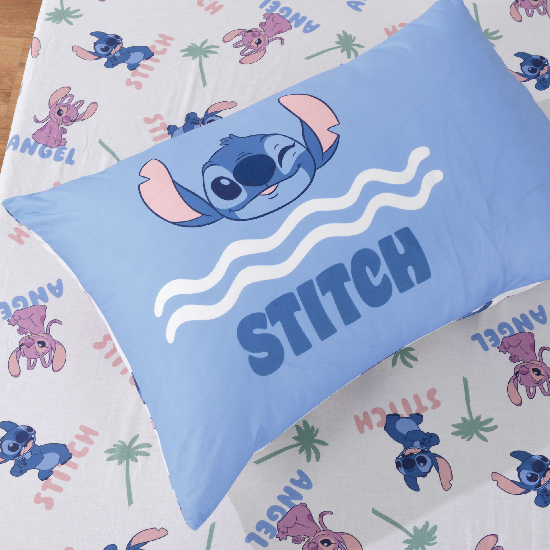 מצעי ילדים ונוער 100% כותנה – Stitch & Angel – תמונה 2