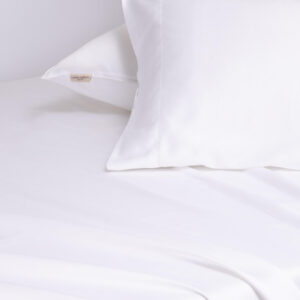 סט מצעים 100% כותנה סאטן 300 – לבן