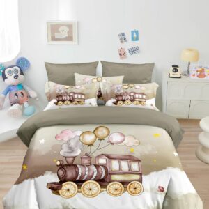 מצעים לילדים / נוער דגם רכבת קסומה