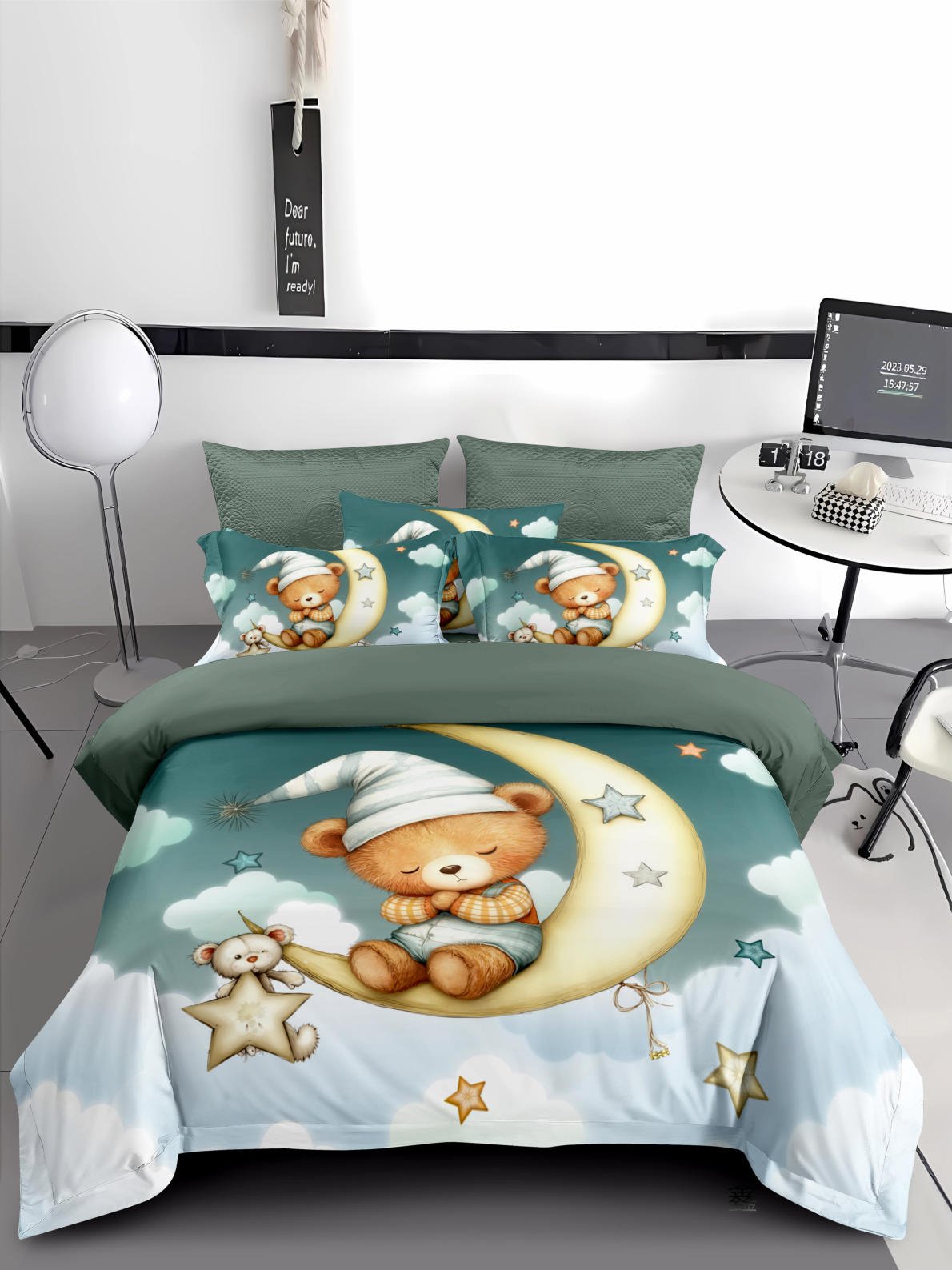 סט לחדר ילדים דגם ירח חלומות – תמונה 2