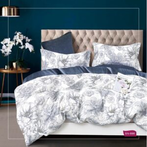 מצעים יחיד כותנה דגם פרחים 698