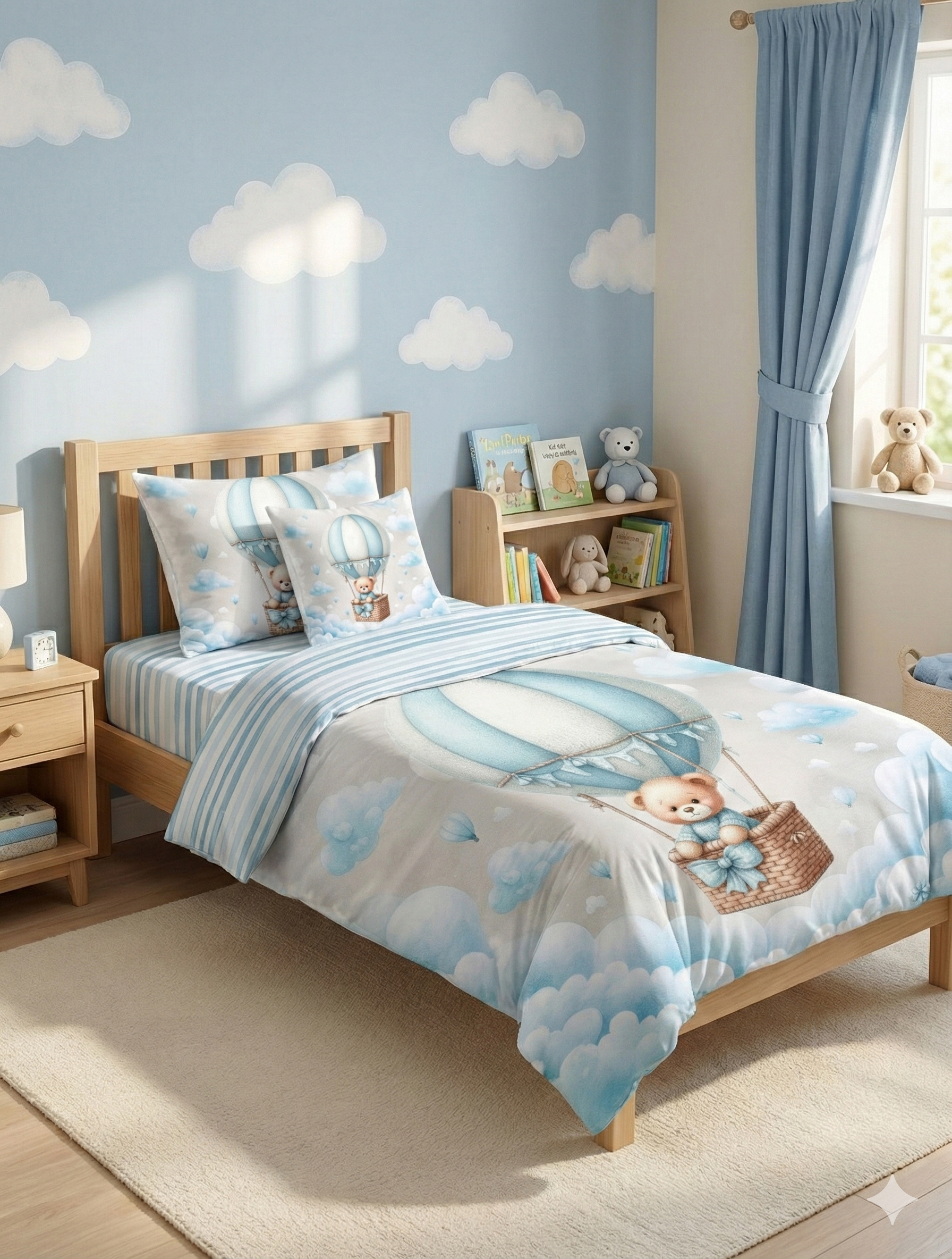 סט לנוער כדור פורח כחול