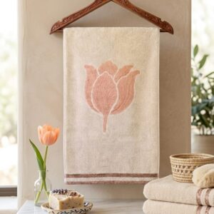 מגבת דגם טוליפ